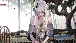 Bigboobs master ride her junior 3D Animation