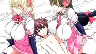 Hentai threesome with my boyfriend